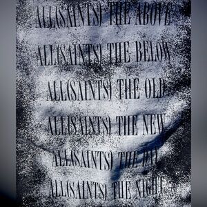 All Saints, Small/Medium Fit Grey/Black Hoodie